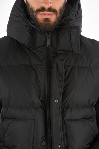 SKI Logoed Ski Down Jacket with Inner Vest