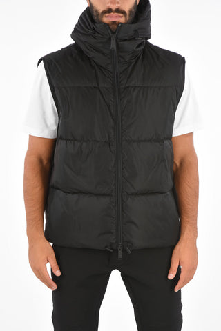 SKI Logoed Ski Down Jacket with Inner Vest