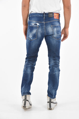 Belt Looped COOL GUY Distressed Jeans 17 Cm