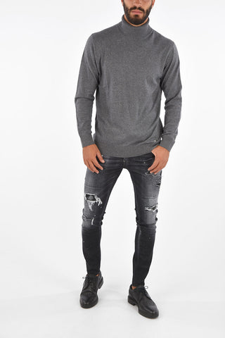 Maglia a Collo Alto in Cashmere