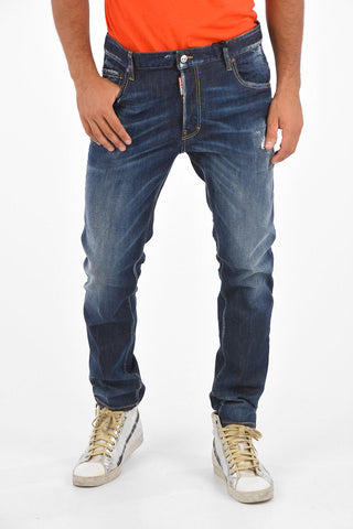 Jeans Dritti SKATER in Cotone Stretch 17 Cm