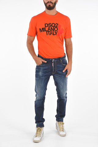 Jeans Dritti SKATER in Cotone Stretch 17 Cm