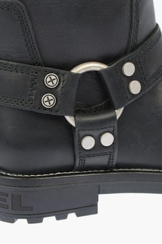 Leather D-THROUPER AB W Boots