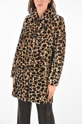 Cappotto in Shaerling Animalier