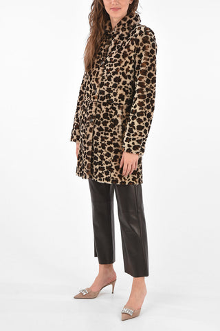 Cappotto in Shaerling Animalier