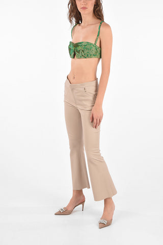 Button Closure Brocade Top