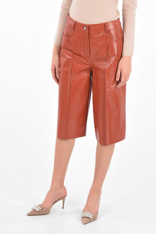 bermuda  in pelle