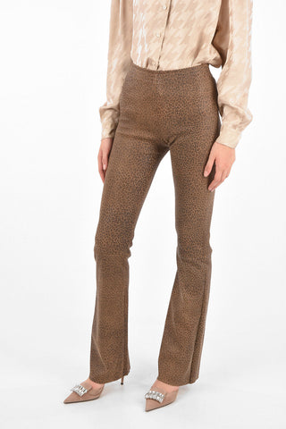 Leopard-printed Boot Cut leggings