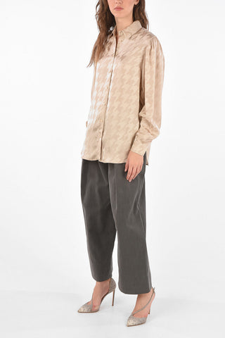 Camicia Fantasia Maxi Pied de Poulé
