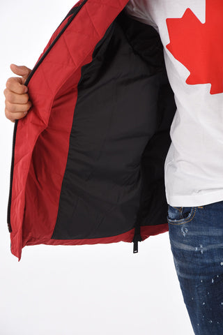 Down Jacket with Real Fur Detail