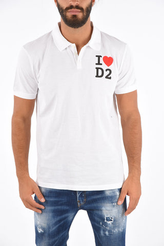 Polo I LOVE D2 Stampata