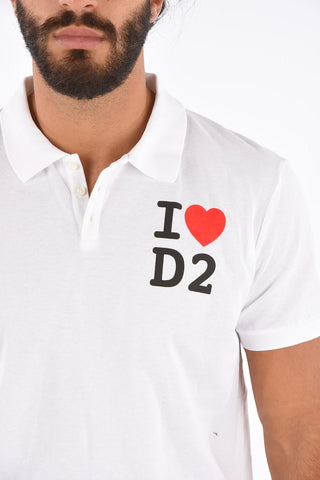 Polo I LOVE D2 Stampata