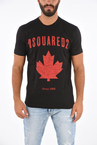 T-shirt COOL FIT with Distressed Print