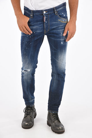 Distressed SKATER Slim Fit Jeans