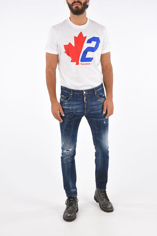 Distressed SKATER Slim Fit Jeans