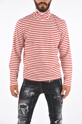Striped NEW HETERO GUY FIT Turtleneck T-shirt