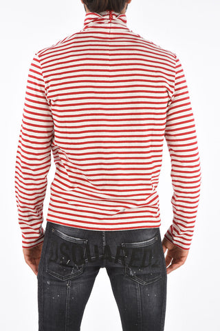 Striped NEW HETERO GUY FIT Turtleneck T-shirt