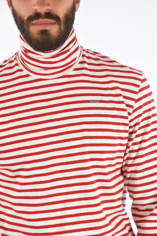 Striped NEW HETERO GUY FIT Turtleneck T-shirt