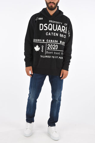 Printed SLOUCH FIT Hoodie