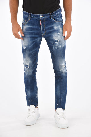 Distressed SKATER Slim Fit Jeans