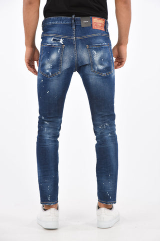 Distressed SKATER Slim Fit Jeans