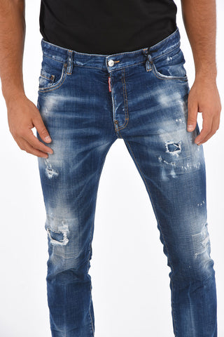 Distressed SKATER Slim Fit Jeans