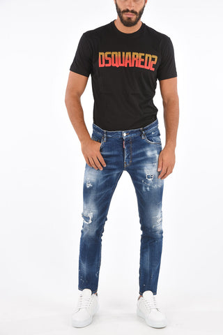 Distressed SKATER Slim Fit Jeans