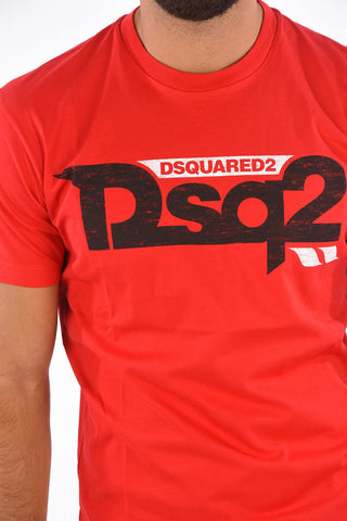T-shirt COOL FIT with Distressed Print