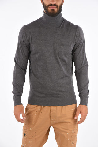 Maglia a Collo Alto con Taschino