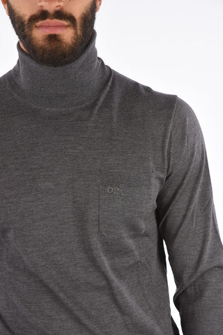 Maglia a Collo Alto con Taschino
