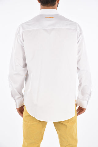 Argyle Spread Collar Shirt