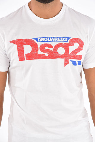 T-shirt COOL FIT with Distressed Print