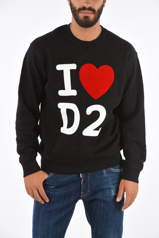 Felpa Girocollo I LOVE D2 Cool Fit