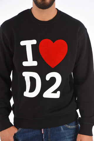 Felpa Girocollo I LOVE D2 Cool Fit