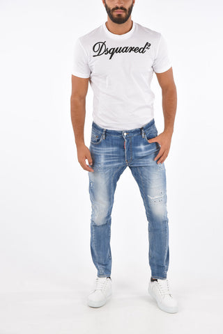 Distressed TIDY BIKER Jeans