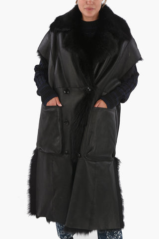 Cappotto Shearling L-IRTA senza maniche 
