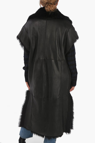 Cappotto Shearling L-IRTA senza maniche 