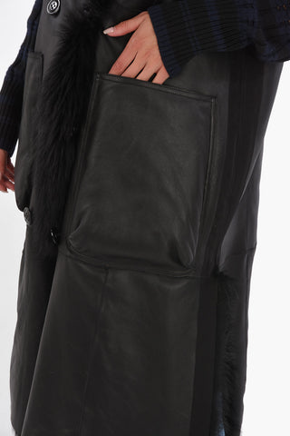 Cappotto Shearling L-IRTA senza maniche 