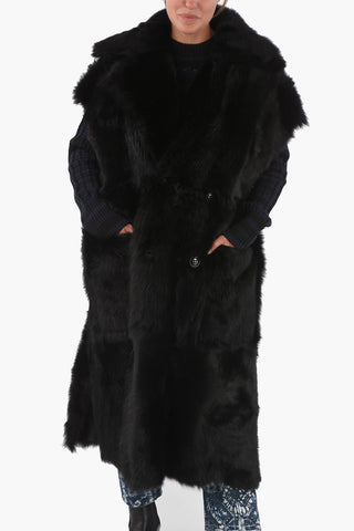 Cappotto Shearling L-IRTA senza maniche 