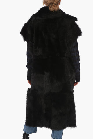Cappotto Shearling L-IRTA senza maniche 