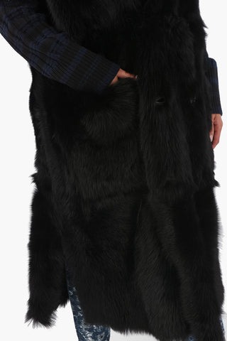 Cappotto Shearling L-IRTA senza maniche 
