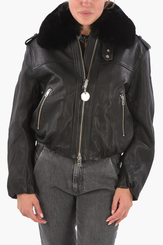 Leather L-LIV jacket 