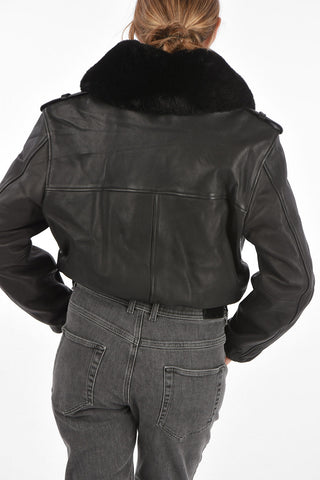 Leather L-LIV jacket 