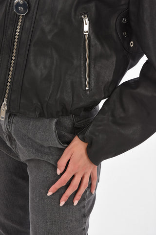 Leather L-LIV jacket 