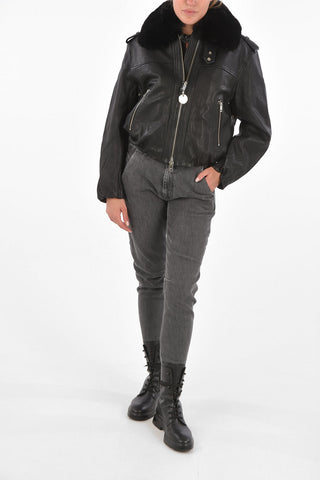 Leather L-LIV jacket 