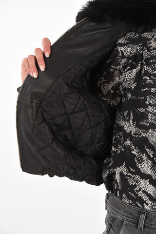 Leather L-LIV jacket 