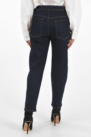 BLACK GOLD 17cm Floral Embroidered TYPE-1799 Jeans
