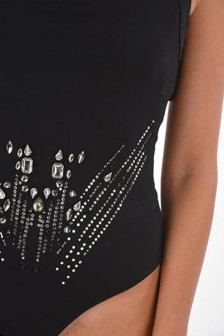 BLACK GOLD T-TICHAIK Top with Jewel Details