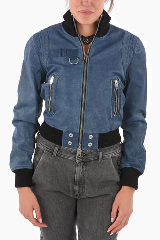 Bomber L-OLENA in Pelle
