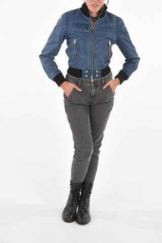 Bomber L-OLENA in Pelle